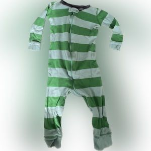 Primary striped cotton footless sleeper (12-18)